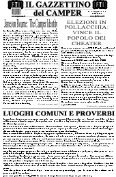 IL GAZZETTINO DEL CAMPER