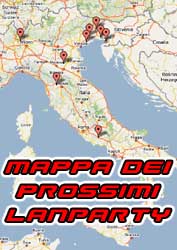 Mappa dei prossimi LanParty